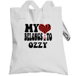 My Heart Belongs Love Ozzy Totebag