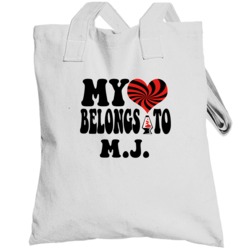 My Heart Belongs Love Mj Totebag