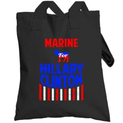 Marine Illinois For Hillary Clinton President Election 2016 Totebag