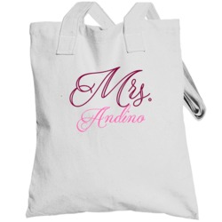Mrs Andino Last Name Funny Totebag