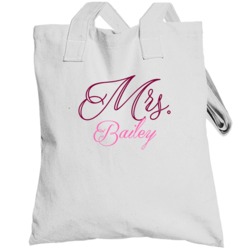 Mrs Bailey Last Name Funny Totebag