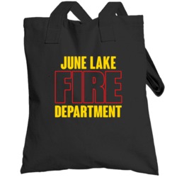 June Lake Fire Department Personalized City Totebag