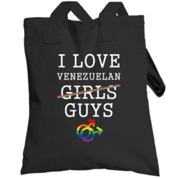 I Love Venezuelans Nationality Gay Pride Totebag