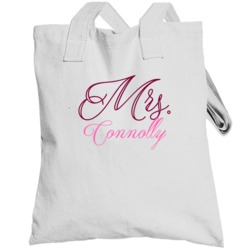Mrs Connolly Last Name Funny Totebag
