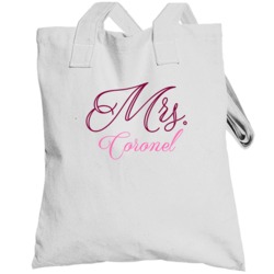 Mrs Coronel Last Name Funny Totebag