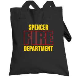 Spencer Fire Department Personalized City Totebag