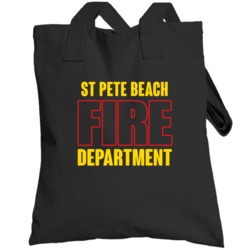 St Pete Beach Fire Department Personalized City Totebag
