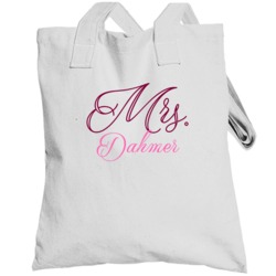 Mrs Dahmer Last Name Funny Totebag