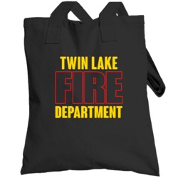 Twin Lake Fire Department Personalized City Totebag