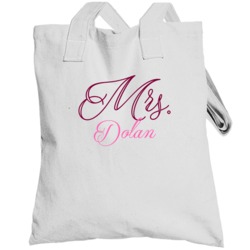 Mrs Dolan Last Name Funny Totebag