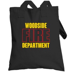 Woodside Fire Department Personalized City Totebag