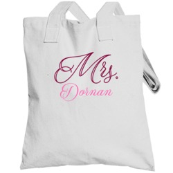 Mrs Dornan Last Name Funny Totebag
