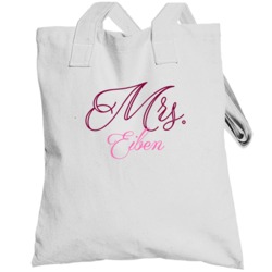 Mrs Eiben Last Name Funny Totebag