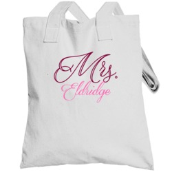 Mrs Eldridge Last Name Funny Totebag