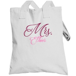 Mrs Ethier Last Name Funny Totebag