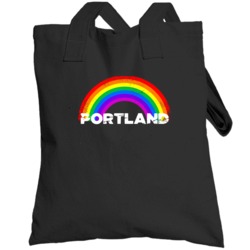 Portland Rainbow Pride City Totebag