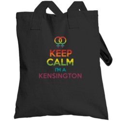 Keep Calm Im A Kensington Last Name Lesbian Pride Lgbt Totebag