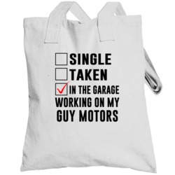 Single Taken Working On My Guy Motors Funny Car Totebag
