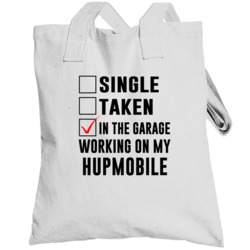 Single Taken Working On My Hupmobile Funny Car Totebag