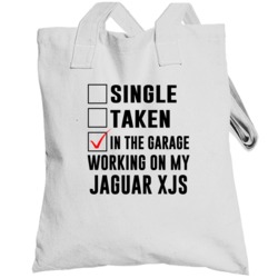 Single Taken Working On My Jaguar Xjs Funny Car Totebag