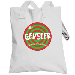 The Gensler Family Christmas Last Name Totebag