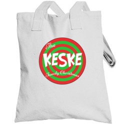 The Keske Family Christmas Last Name Totebag