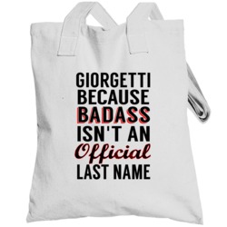 Giorgetti Because Badass Isnt An Official Last Name Totebag
