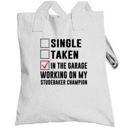 Single Taken Working On My Studebaker Champion Funny Car Totebag