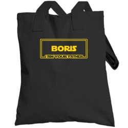 Boris I Am Your Father Funny Parody Totebag