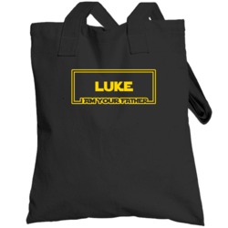 Luke I Am Your Father Funny Parody Totebag