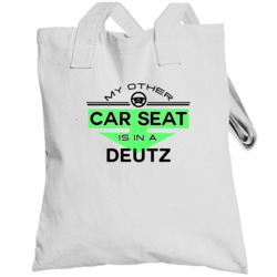Car Seat In A Deutz Funny Kids Car Totebag