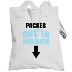 Packer Due In March Last Name Maternity Totebag