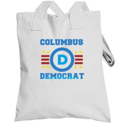 Democrat From Columbus Custom Totebag