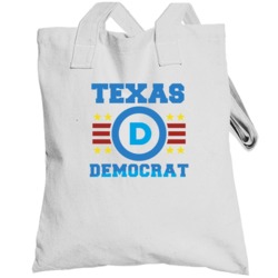 Democrat From Texas Custom Totebag