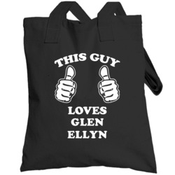 Glen Ellyn This Guy Loves Illinois Totebag