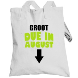 Groot Due In August Last Name Maternity Totebag