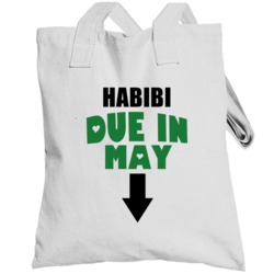 Habibi Due In May Last Name Maternity Totebag