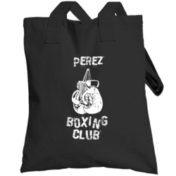 Perez Boxing Club First Name Totebag