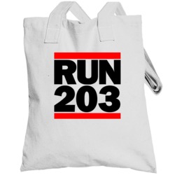 Darien Ct Run 203 Dmc Inspired Totebag