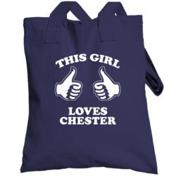 Chester This Girl Loves Illinois Totebag