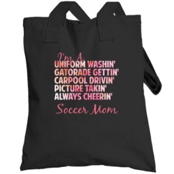 Soccer Mom Sports Supporter Fan Totebag