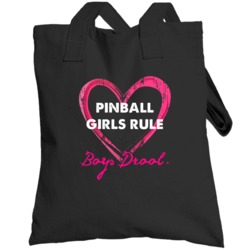 Pinball Girls Rule Boys Drool Sporty Totebag