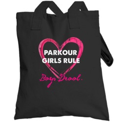 Parkour Girls Rule Boys Drool Sporty Totebag