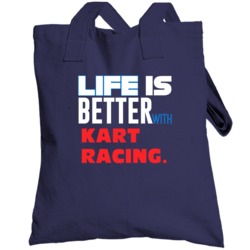 Life Better With Kart Racing Essential Sporty Totebag