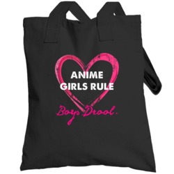 Anime Girls Rule Boys Drool Sporty Totebag