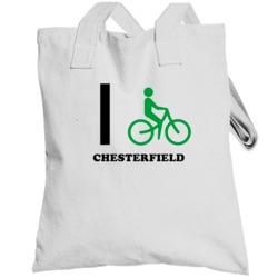 I Bike Chesterfield Tennessee Bicycle City Totebag