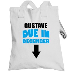 Gustave Due In December Last Name Maternity Totebag