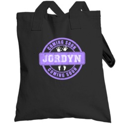 Jordyn Coming Soon Cute Maternity Totebag