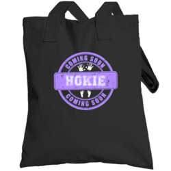 Hokie Coming Soon Cute Maternity Totebag