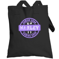 Harley Coming Soon Cute Maternity Totebag